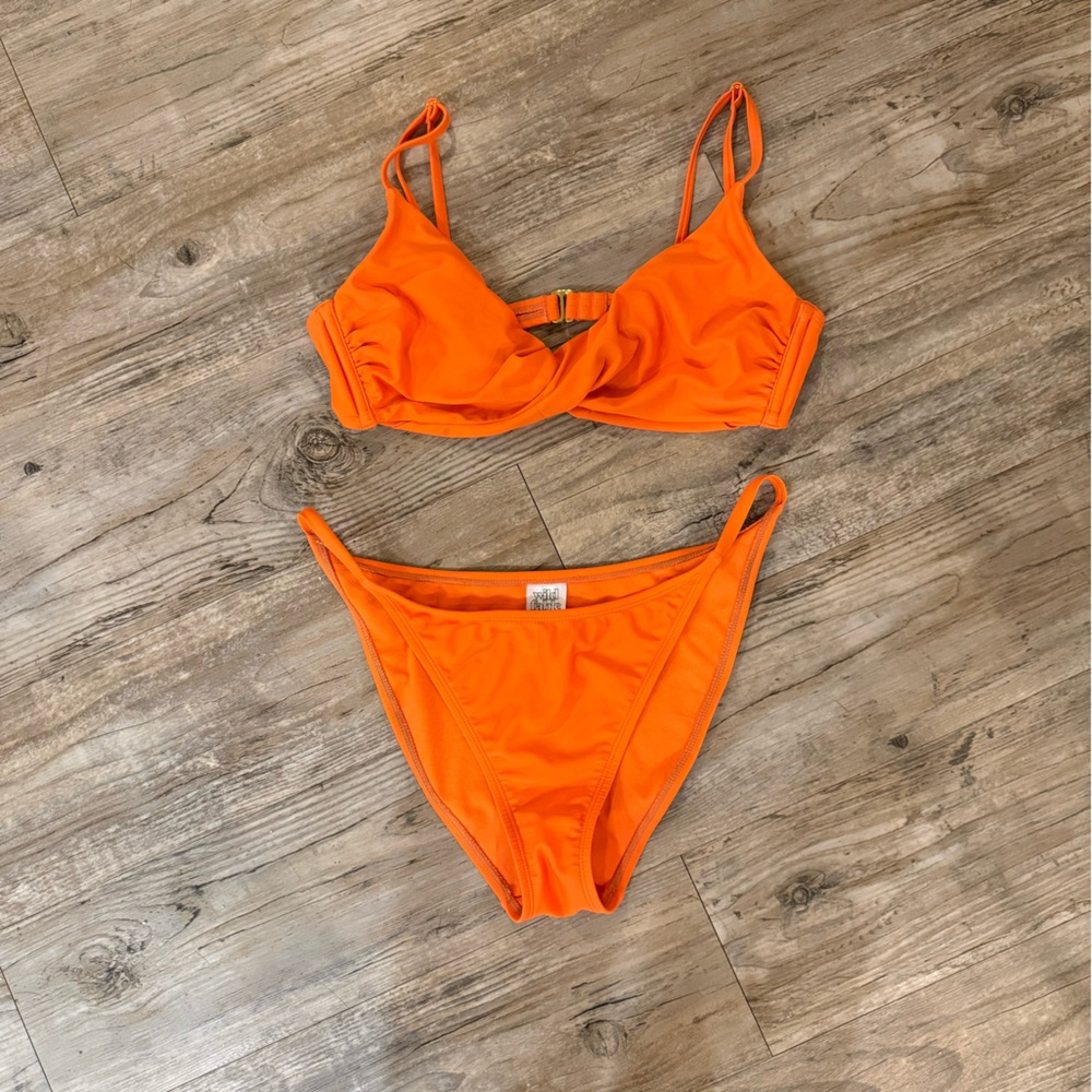 Wild Fable Vibrant Orange Bikini Set